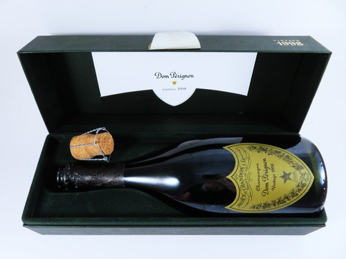 Empty dom perignon champagne - dom,